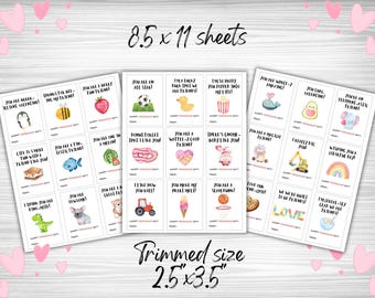 Tarjetas imprimibles de amistad para niños: Set de animales en acuarela para el aula (PDF)