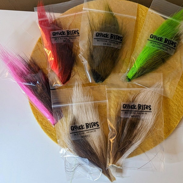 Bucktail For Fly Tying Arts & Crafts Medium Northern Prime Northern Bucktail Assorted Color Samples Avaliable today! Great deals!