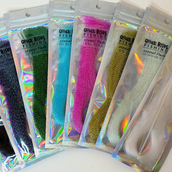 UV Crystal Flash for Fly Tying - Shimmer Crystal Flash - UV Flash