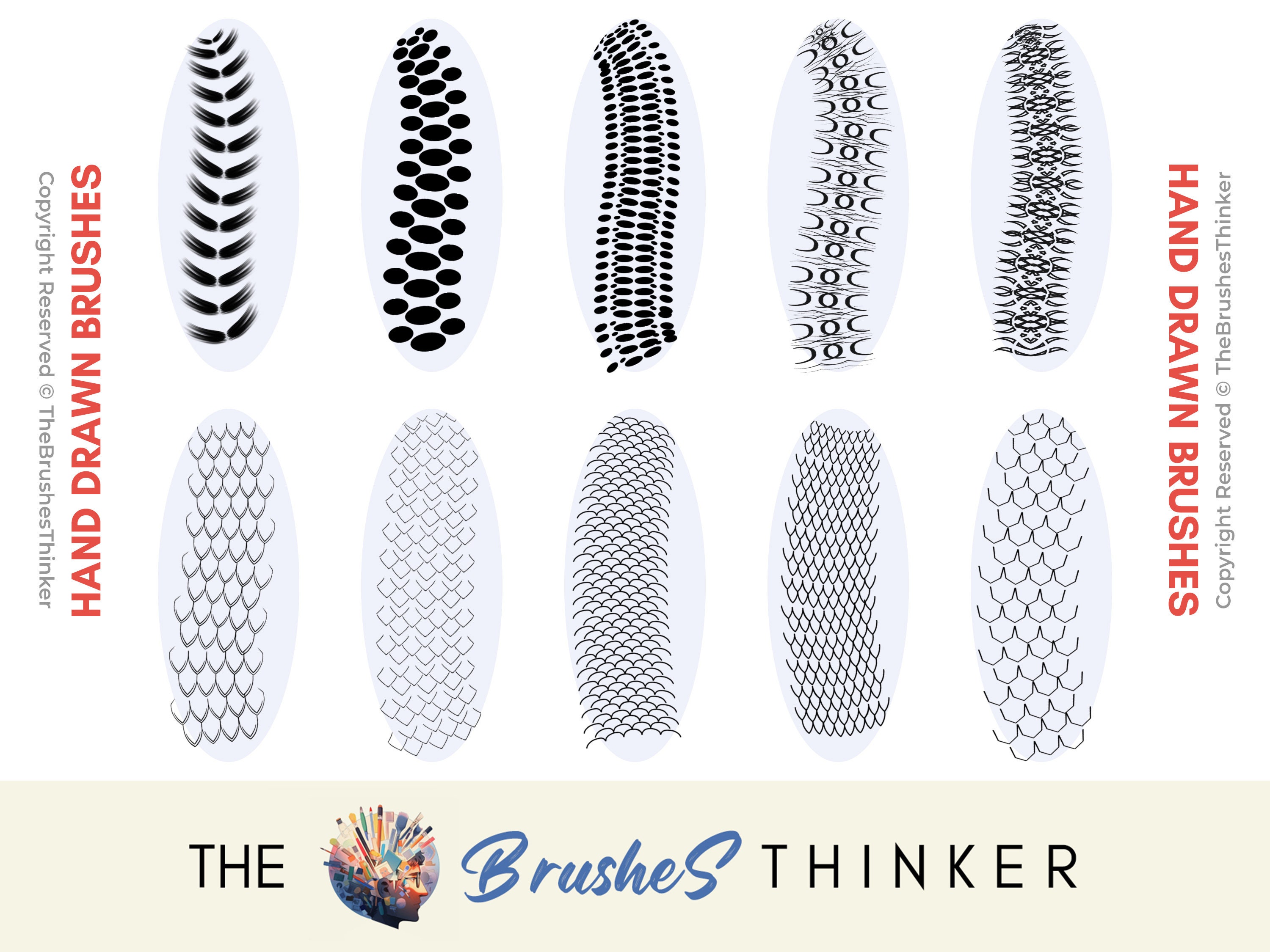 50 Snake Scales Brushes for Procreate Free Bonus, Procreate Snake