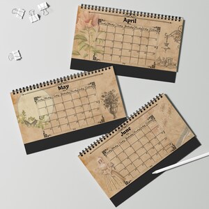 Folded Desk Calendar - Etsy folded-desk-calendar-etsy