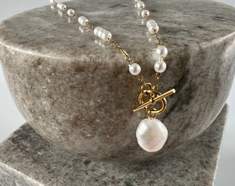 Micaiah Pearl Necklace