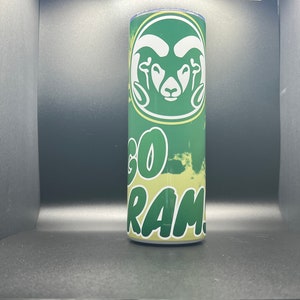 Colorado State University &quot;Go Rams&quot; 20oz Custom Tumbler
