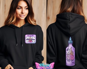 Neurology Hoodie for Brain Lovers, “Hello I’m Neurospicy” Funny Hoodie, Black Unisex Sweatshirt, Gift for Neurology Enthusiasts