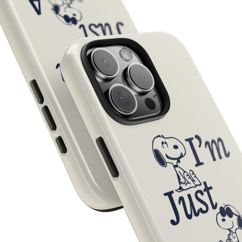Funny Phone Case I'm Just A Girl Let Me Rot in Bed Tough Phone Cases, Sarcastic Girl Power Cover, Protective Cell Phone Case, Cool Teen image 3