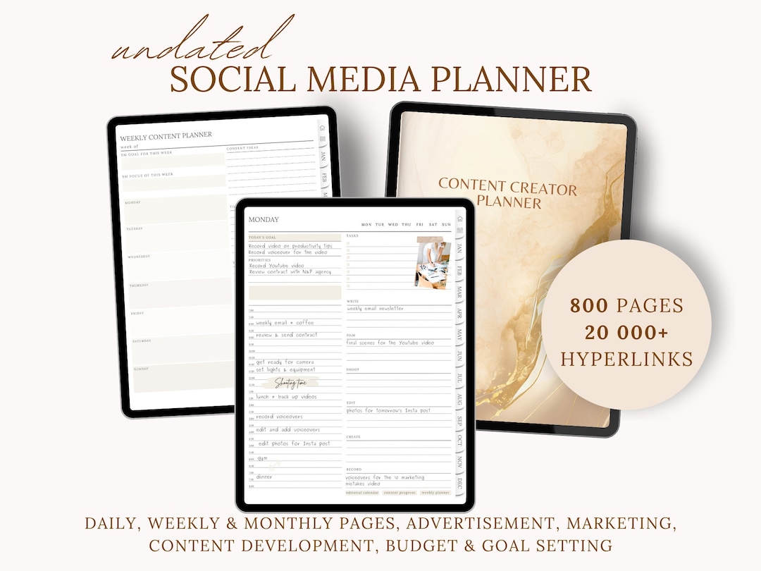 Budget Equipment Needed For Channel Social Media Planner Content