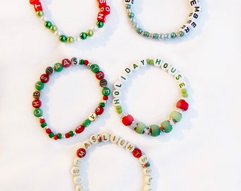 Taylor Swift Holiday Themed Friendship Bracelets 5 Pack! - Etsy