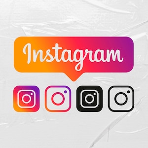 Instagram svg, instagram png, instagram clipart, emoji svg, social media icons, printable cut file cricut, influencer account