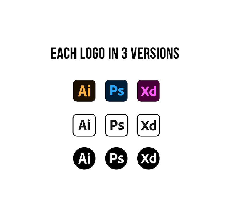 66 Adobe Icons SVG Adobe Icons PNG Adobe Logos Adobe Products List Adobe Svg Bundle