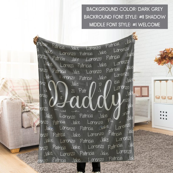 Personalisierte Decke Mit Namen – Für Baby & Erwachsene, Weich, Waschbar, Perfektes Geschenk