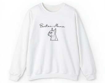 Boston Terrier Maman Sweat-shirt