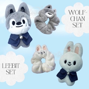 Stray Kids Skzoo Kpop 10 cm Fanmade Puppen mit Charakter Hairtie Wolf chan Jiniret Leebit Bbokari Han Quokka Foxiny Dwaekki PuppyM kpop Geschenke