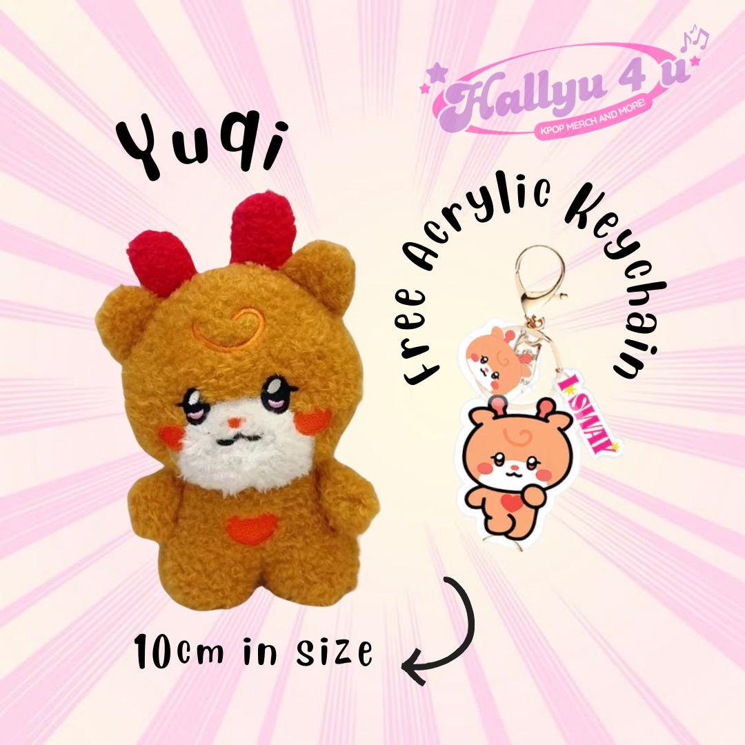 Kpop G-idle 10 Cm Fanmade Dolls With Free Acrylic Keychain