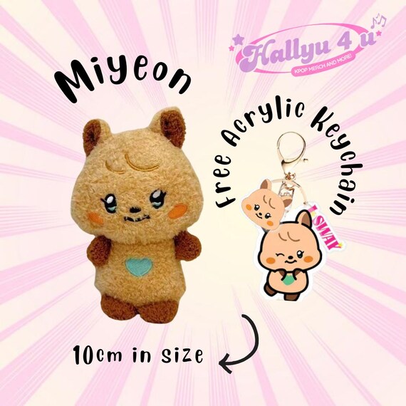 G I-DLE Fanmade 10cm Plush Doll Pre-order + Free Acrylic Keychain