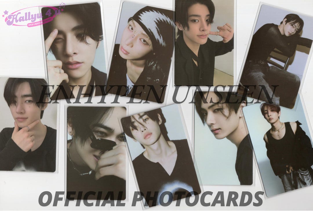 ENHYPEN JAY EXHIBITION UNSEEN Photocard Complete Set of 7