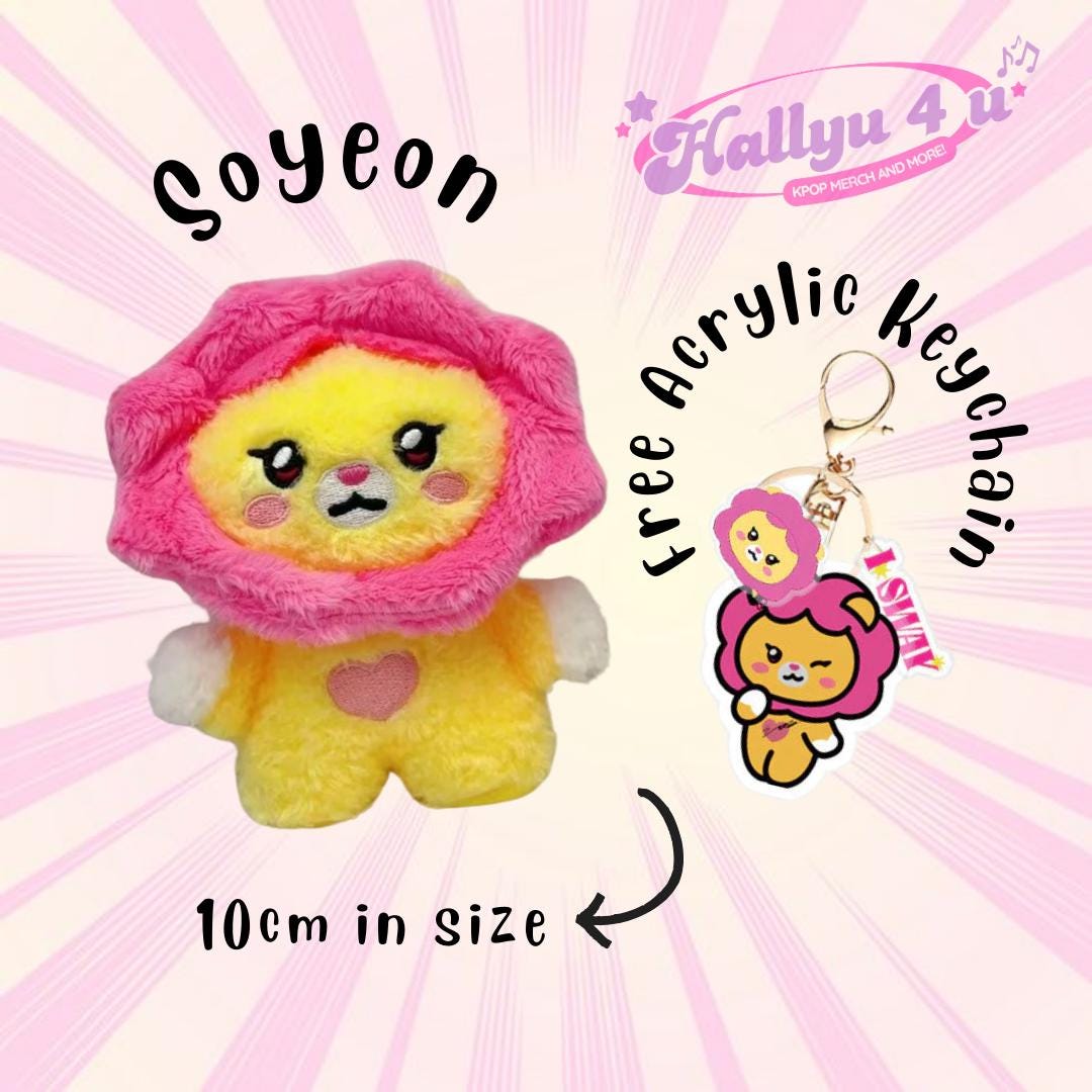 Kpop G-idle 10 Cm Fanmade Dolls With Free Acrylic Keychain