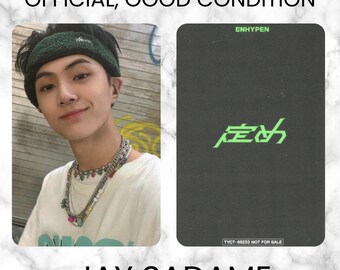 OFFICIAL ENHYPEN Fate Tour Windbreaker Photocards - Etsy