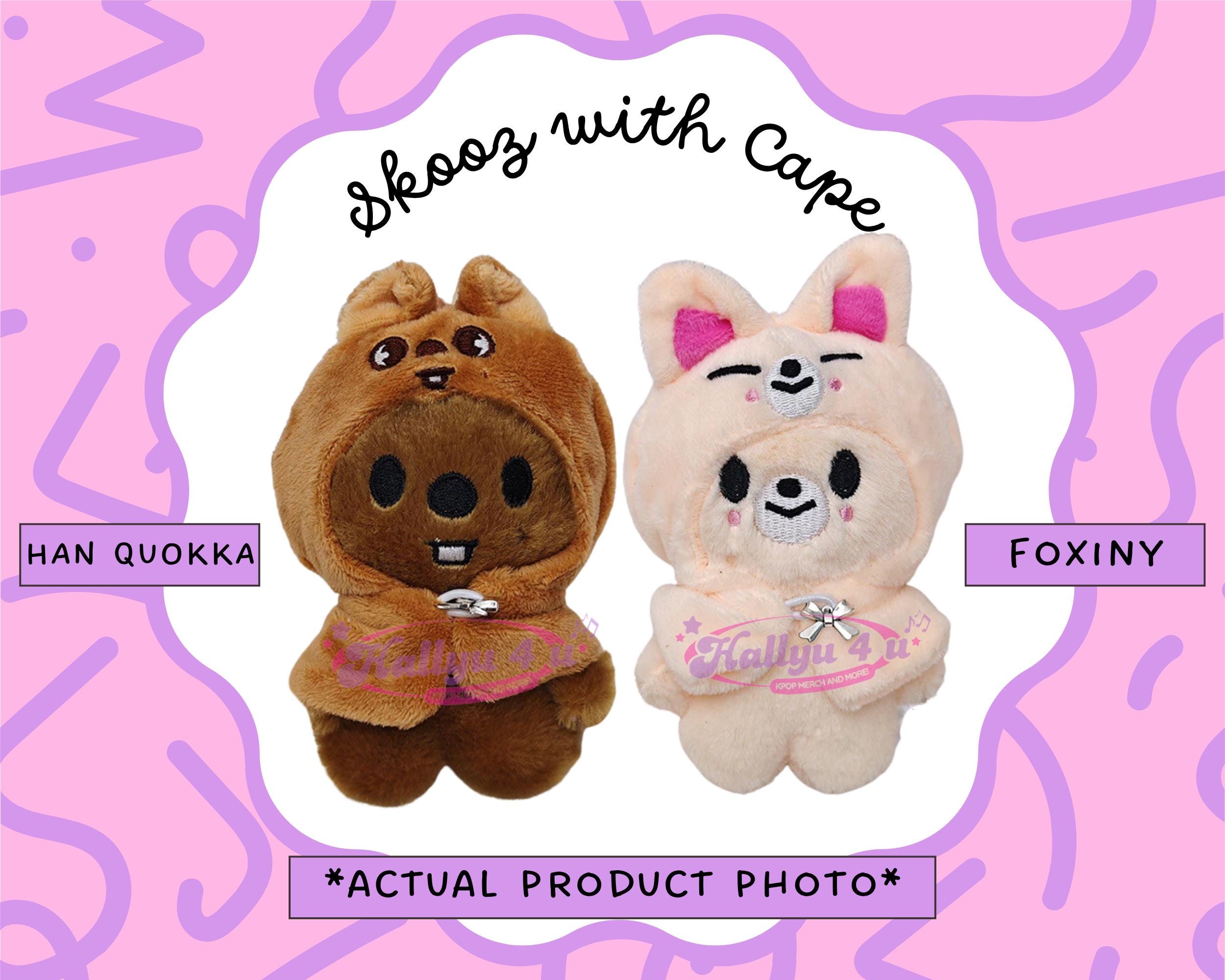 Skzoo Fanmade Plush Doll Keychain Baby Ver With Plush Cape