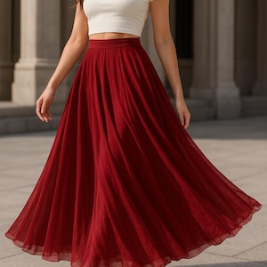 Maxi Flare Skirt Sewing Pattern: US Size 2-30 (PDF Download A0-A4-US Letter Size)