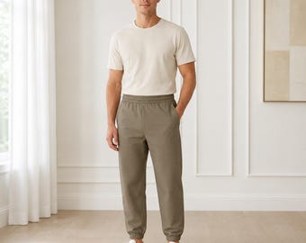 Men's Jogger Pants Sewing Pattern: US 34-46 (A0-A4-US Letter) (Digital Download)