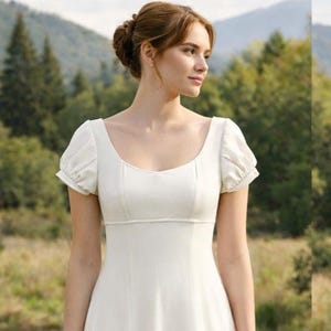 Regency Empire Waist Dress Sewing Pattern: A4, A0, US Letter (PDF Pattern)