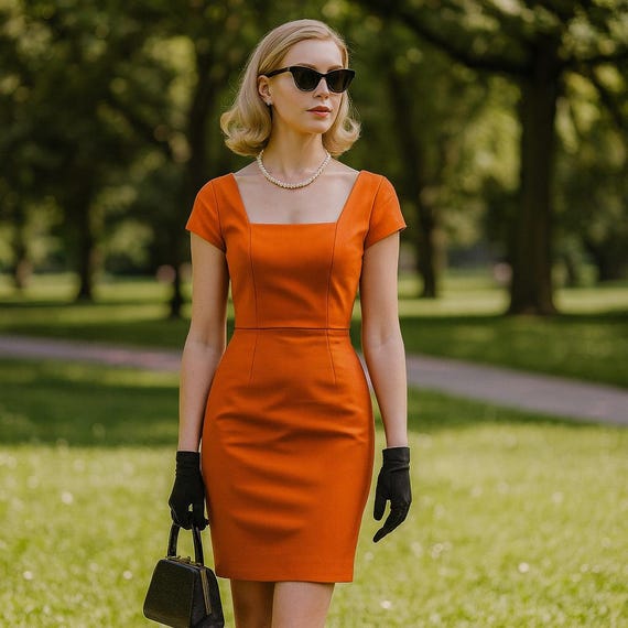 orange dress patterns Orange Dress Pattern
