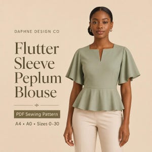 African Peplum Blouse - Etsy