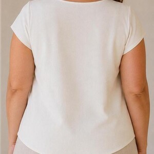 Plus Size T-Shirt Sewing Pattern: Beginner Friendly (PDF Digital Download) image 6