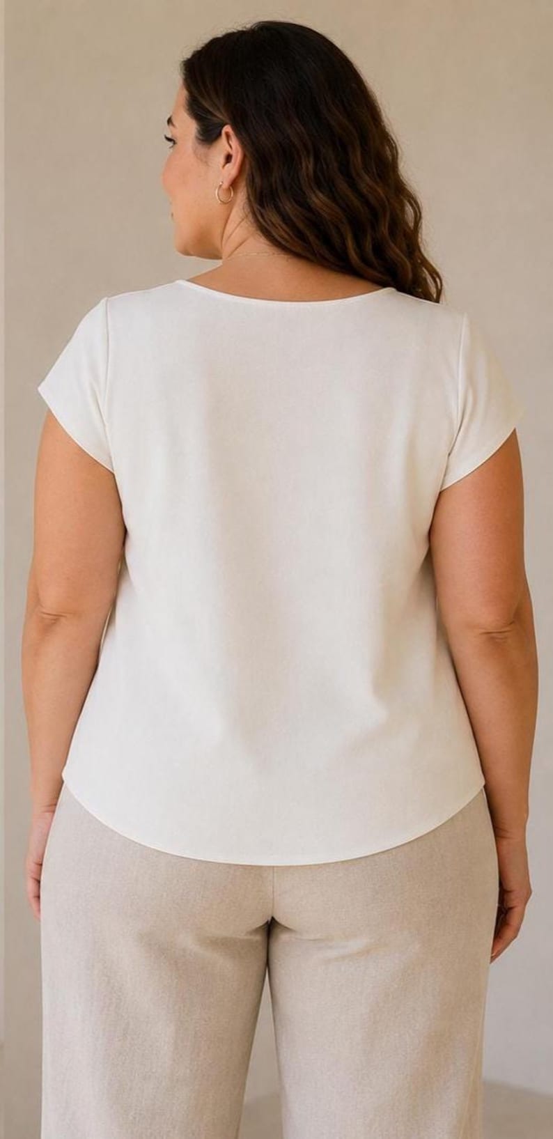 Plus Size T-Shirt Sewing Pattern: Beginner Friendly (PDF Digital Download) image 6