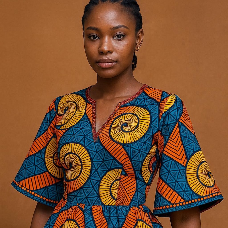 African Western Dress - Etsy