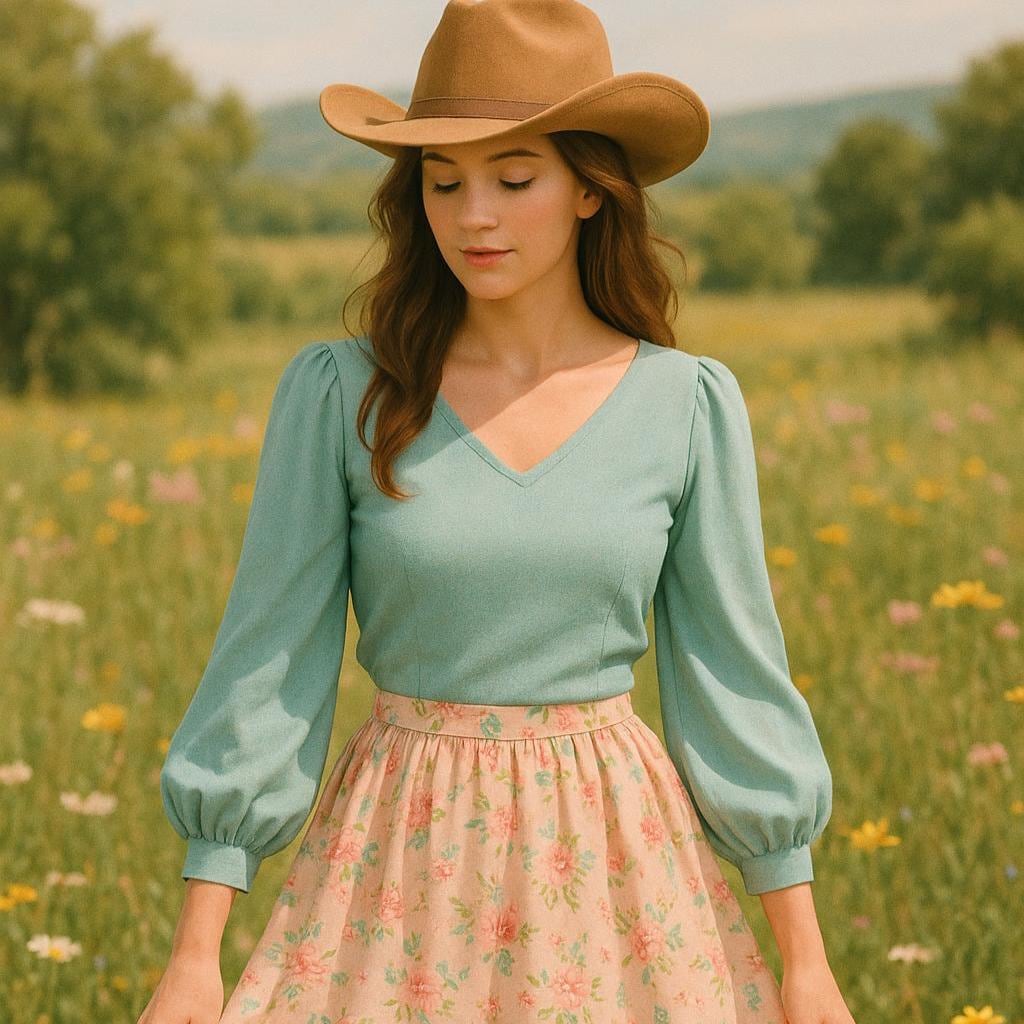 Chemise sud-ouest vintage des années 80 / oxford western