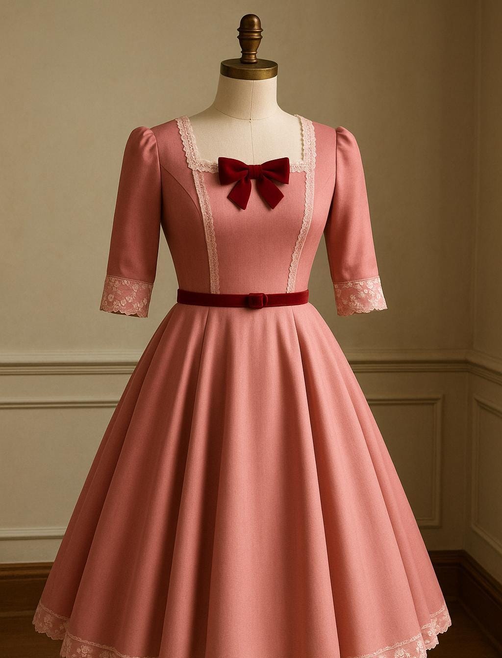 blue dress for baby girl Silk Chiffon Rose Sash