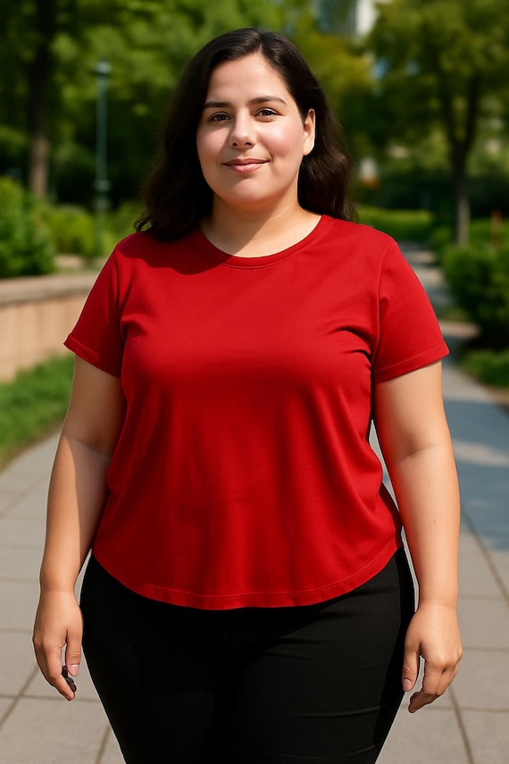 Plus Size T-Shirt Sewing Pattern: Beginner Friendly (PDF Digital Download)
