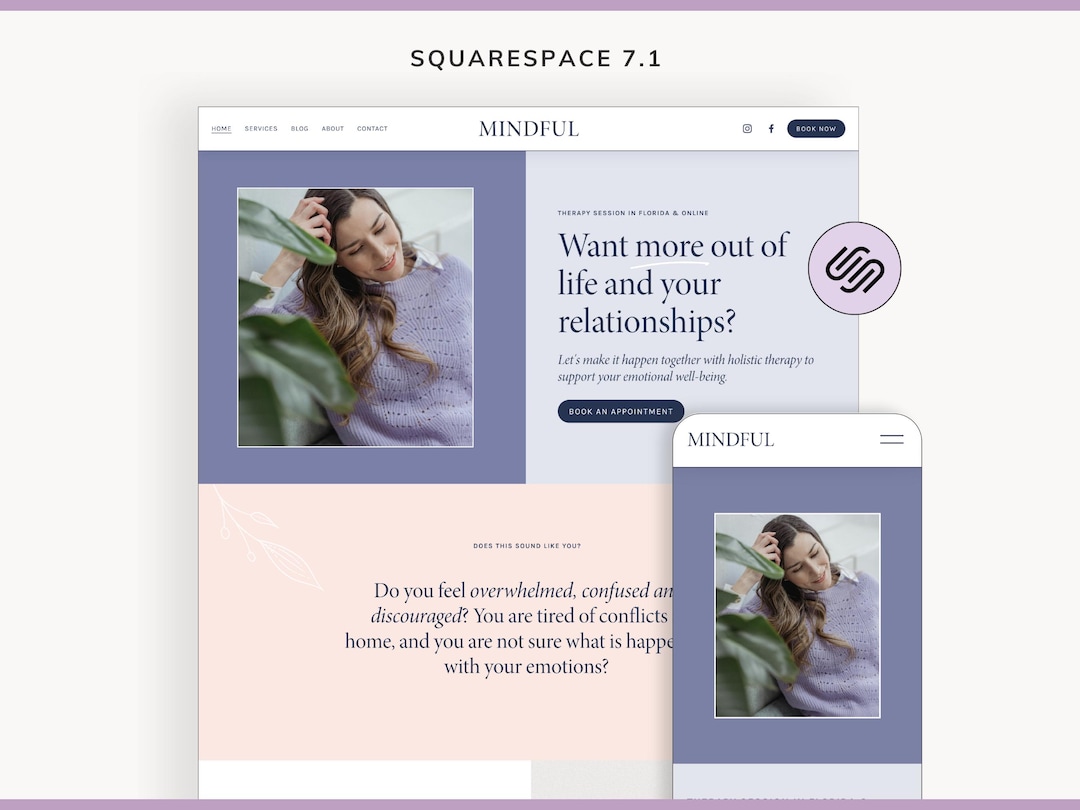 Squarespace Therapist Template / Counsellor / Psychologist / Coaches Squarespace Therapist Template / Counsellor / Psychologist / Coaches