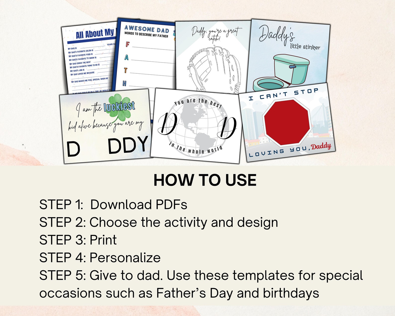 Fathers Day Handprints, Printable Fathers Day Questionnaires, All About ...