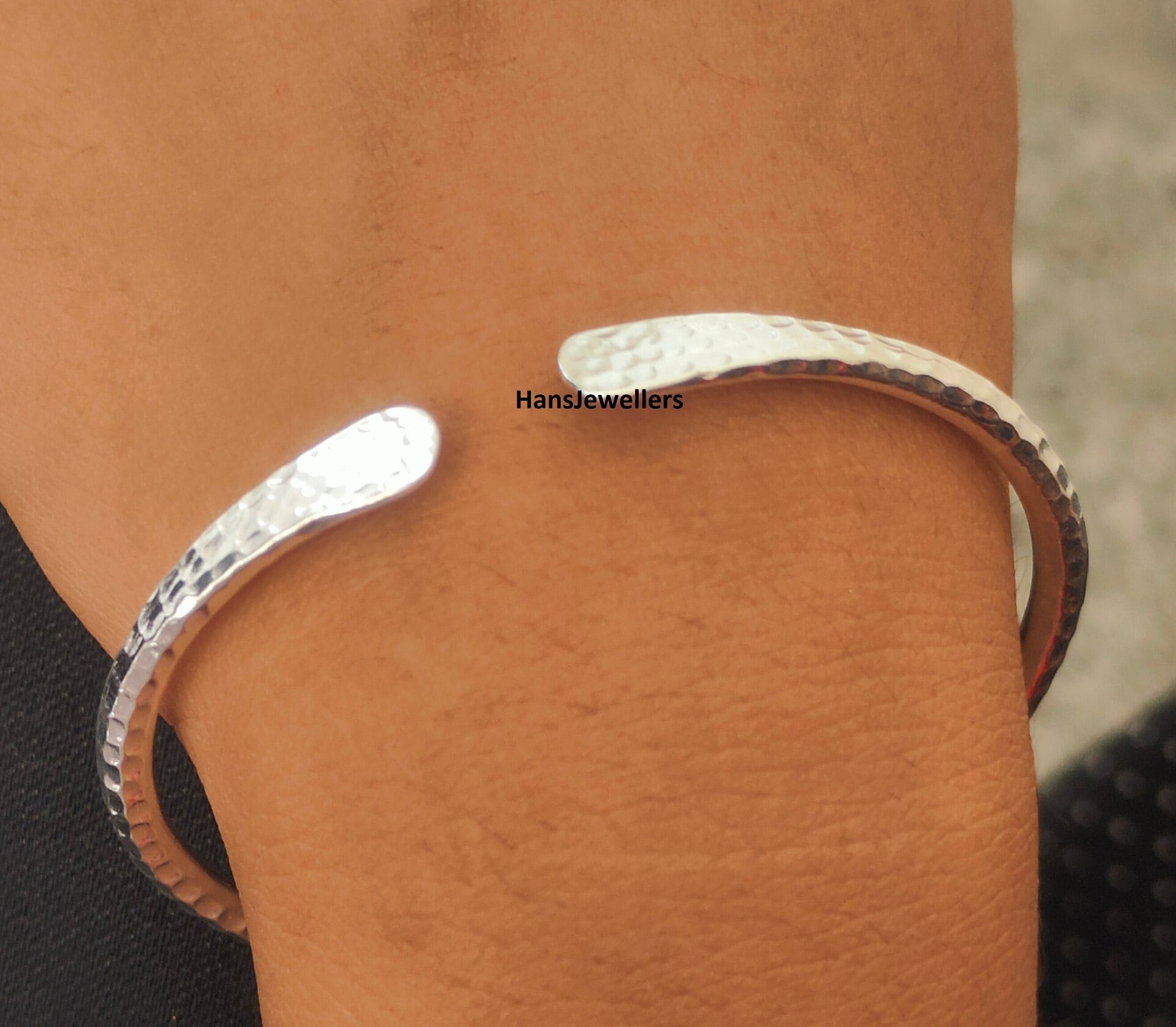 k14様用RRL - Hammered Sterling Silver Cuff RRL - Hammered Sterling Silver Cuff - Men - Silver RRL