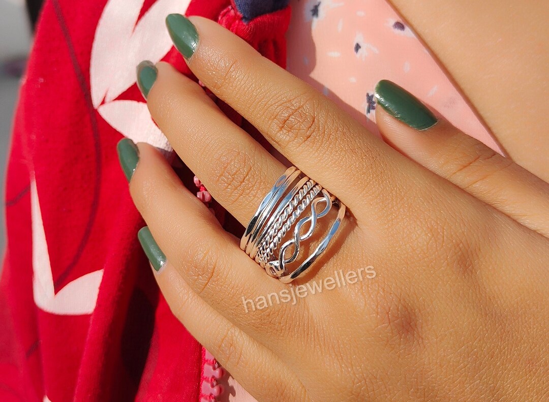 Silver Stacking Rings Stackable Rings 925 Silver Ultimate Stacking