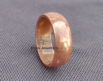 Anillo de cobre hecho a mano: joyería ajustable para la artritis.