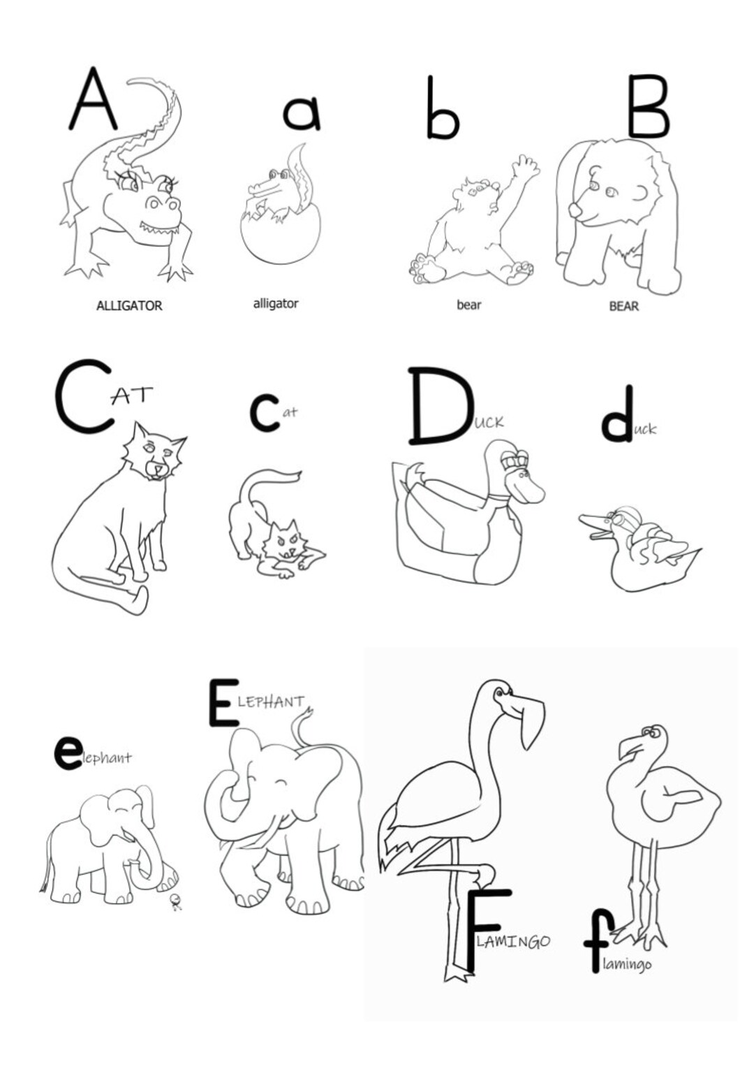 Colorea y escribe los sonidos de las primeras letras. - Etsy España