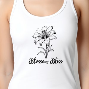 Mandala art Wild Flower Tank Top,women mandala Tank, Work out Tank ,Yoga Tank,Gym Tank,Mandala Design ,Wild Flower blossom bliss, Mandala