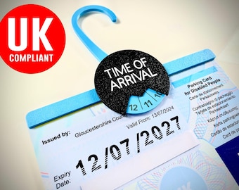 Magnetic Disability Badge Holder with Time Dial: UK & EU Compliant