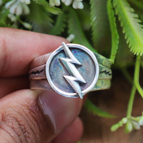 Rope Design Men's Ring 555Jewelry Stainless Steel Flash Thunder