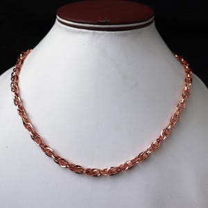 Copper Snake Chain Oxidized Copper Chain Necklace Pure Copper Chain Solid jewelry Chain Copper Chain Jewelry, Women Chains, Gift For Her Mom