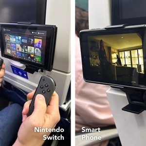 Adjustable Airplane Mount for Phone, Switch, Steam Deck, Rog Ally *Made in the USA