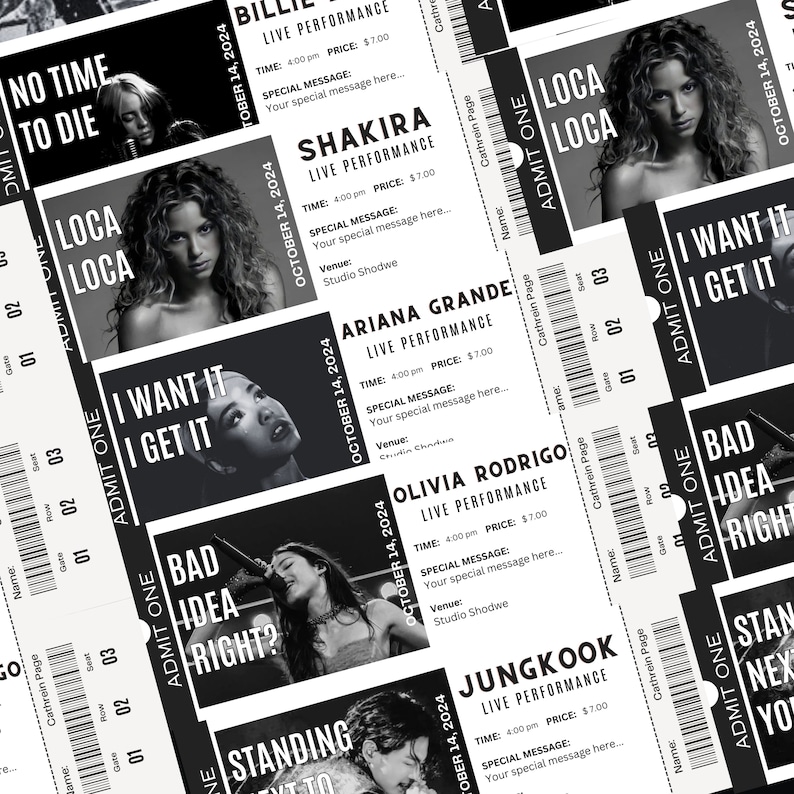 Editable Concert Ticket Canva Template - Il 794xN.5644250753 Dcok 