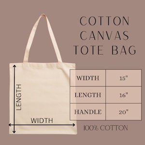 Canvas Tote Bag Size Chart Mockup, Liberty Bags OAD113 Size Guide, Liberty Bags Tote Bag Mockup, Tote Bag Sizing Table, Tote Bag Size Guide