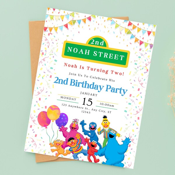 Sesame Street Party Printable Signs Etsy