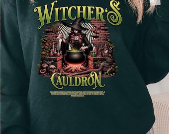 Witcher's Cauldron Sweatshirt – Witchcore Graphic Crewneck