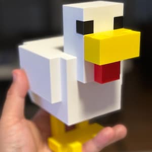 Chicken! Lava or otherwise, video game character IRL. Perfect gift or collectible