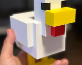 Chicken! Lava or otherwise, video game character IRL. Perfect gift or collectible